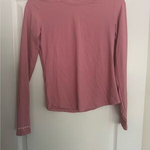 Long Sleeve Tee in Dusty Rose